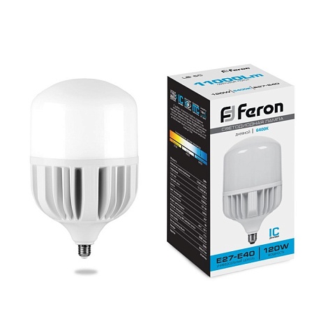 Лампа светодиодная Feron LB-65 E27-E40 120W 175-265V 6400K - фото