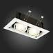 Св-к встр. Черный, Белый GU10 2*50W IP20 L245xW126xH70 220V Без ламп ST250.558.02 - фото