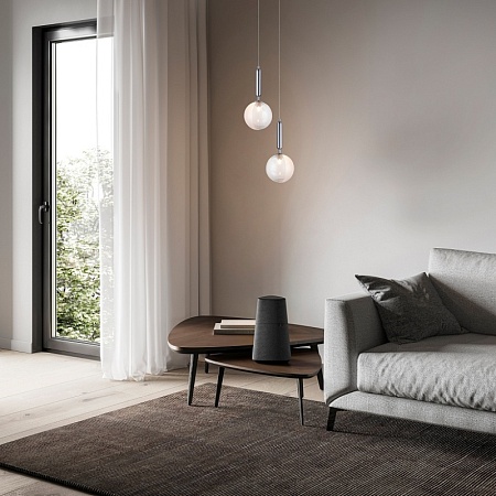 Подвес Матовое золото/Белый, Дымчатый G9 LED 1*5W SLE1096-203-01 - фото