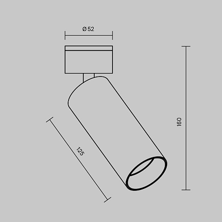 Потолочный светильник Technical FOCUS LED C055CL-L12B3K-W-B - фото