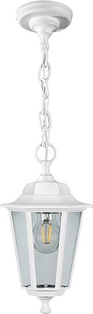 Светильник садово-парковый Feron НСУ 06-60-001 подвесной, 6-ти гранник 60W E27 230V, белый - фото