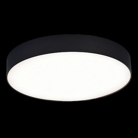 Светильник потолочный Черный LED 1*48W 4000K 4 320Lm Ra>85 120° IP20 D400xH55 185-265V ST606.442.48 - фото