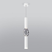 Подвесной акцентный светильник Eurosvet 50191/1 LED белый/хром