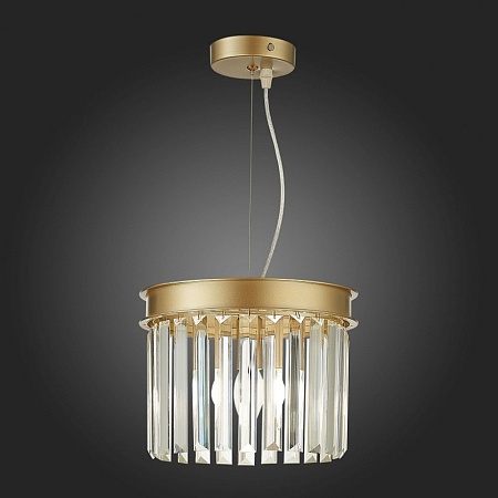 Светильник подвесной ST-Luce шампань/прозрачный E14 1*40W SL1624.203.01 - фото