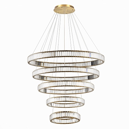 Люстра подвесная ST-Luce Латунь/Прозрачный LED 1*285W 4000K SL1622.313.05 - фото