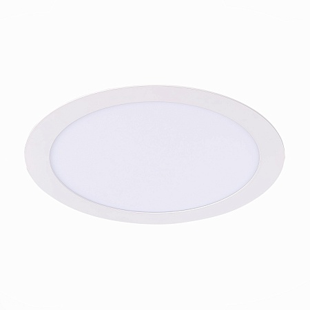 Св-к встр. Белый LED 1*18W 4000K 1 350Lm Ra80 110° IP20 D225xH8 90-265V ST209.548.18 - фото