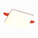 Св-к встр. Белый LED 1*8W 3000K 690Lm Ra80 120° IP20 L90xW90xH20 85-265V ST700.038.08 - фото
