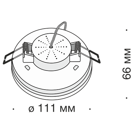 Встраиваемый светильник Technical DL297-6-6W-W - фото