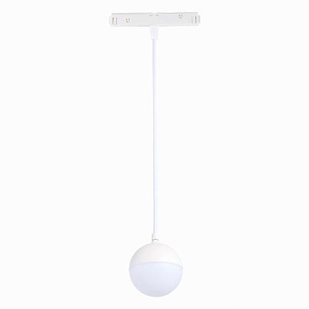 Магнитный трековый светильник подвесной Белый LED 1*7W 4000K 520Lm Ra>80 120° IP20 D90x ST358.543.07 - фото