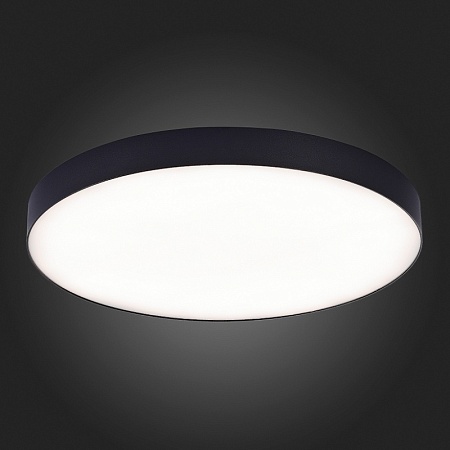 Светильник потолочный Черный LED 1*96W 4000K 8 640Lm Ra>85 120° IP20 D600xH55 185-265V ST606.442.96 - фото