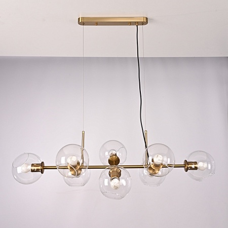 Люстра Staggered Glass Chandelier 8 Imperiumloft 107263-22 - фото