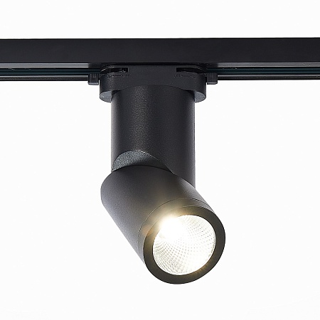 Св-к трек. Черный LED 1*10W 3000K 800Lm Ra>90 38° IP20 D60xH190 165-265V ST650.436.10 - фото