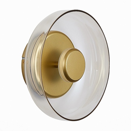 Светильник настенный ST-Luce Золотистый/Янтарный LED 1*7W 4000K SL6002.201.01 - фото