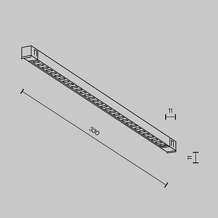 Трековый светильник Technical TR241-2-6W3K-B - фото