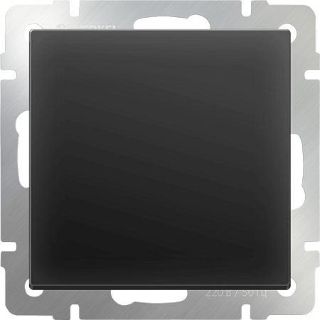 Перекрестный переключатель одноклавишный (черный матовый) WL08-SW-1G-C - фото