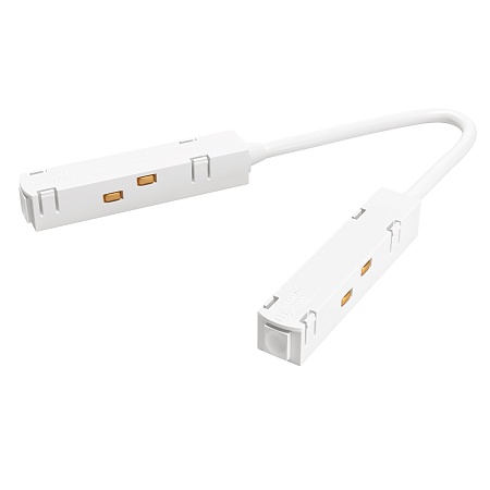 Коннектор питания угловой Gravity белый - фото