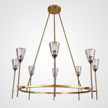 Люстра Torche De Verre Round Chandelier 8 Imperiumloft 75676-22 - фото