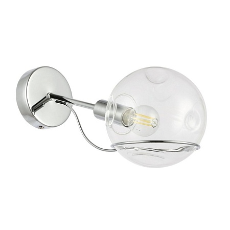 Светильник настенный Хром/Прозрачный E14 1*40W SLE102501-01 - фото