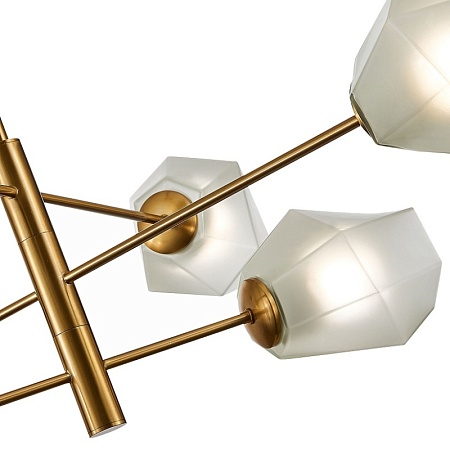 Светильник потолочный Латунь/Белый E27 6*60W SLE205202-06 - фото