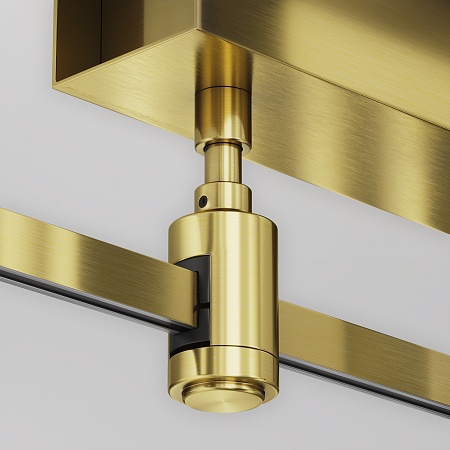 Основание потолочное Short для блока питания с вводом питания Flarity латунь - фото