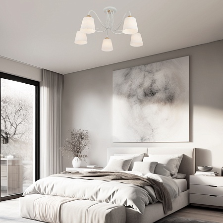 Потолочный светильник Eurosvet 70062/5 белый - фото