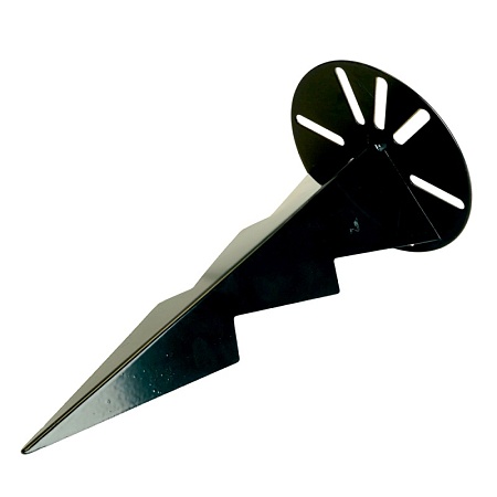 ДГ-03 Держатель грунтовый для ландшафтных светильников-столбиков, черный - фото