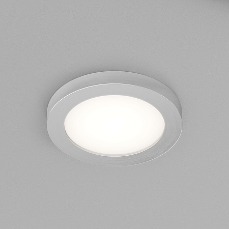 DK3012-AL Встраиваемый светильник влагозащ., IP 44, 50 Вт, GU10, серый, алюминий - фото