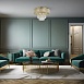 Светильник потолочный ST-Luce Латунь/Прозрачный, Янтарный E14 10*60W SL1637.302.10 - фото