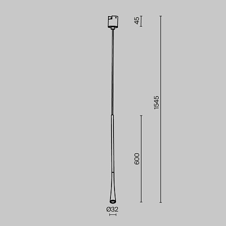 Трековый светильник Technical Waist TR168-1-7W3K-M-BS - фото