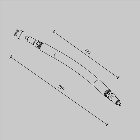 Комплектующие для систем освещения с токоведущими элементами Technical CA005FC-B - фото