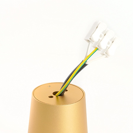 Светильник потолочный Feron ML185 Barrel BELL MR16 35W, 230V, GU10, золото - фото
