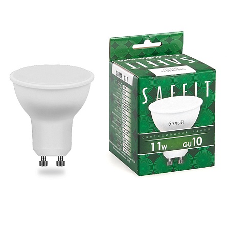 Лампа светодиодная SAFFIT SBMR1611 MR16 GU10 11W 230V 4000K - фото