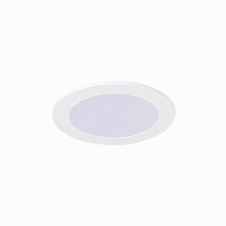 Св-к встр. Белый LED 1*5W 3000K/4000K/6000K 375Lm Ra80 110° IP20 D92xH30 220-240V ST212.508.05 - фото