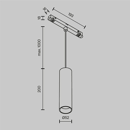 Трековый светильник Technical FOCUS LED TR041-4-12WTW-DD-W - фото