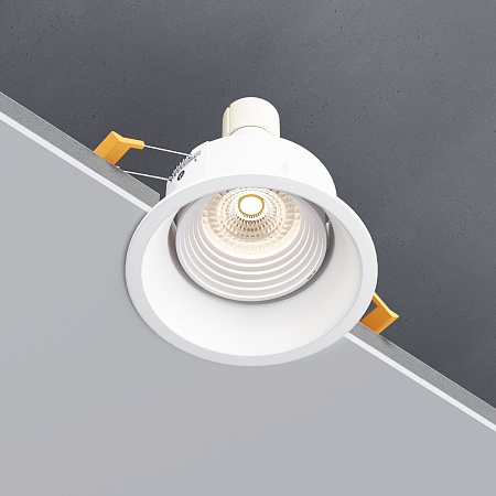 Светильник встраиваемый Punto белый 25016/01 Elektrostandard - фото