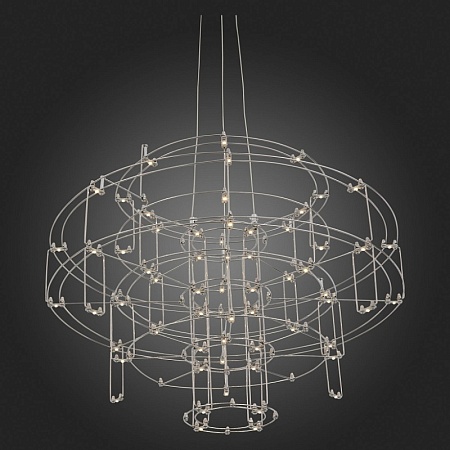 Люстра подвесная ST-Luce Хром/Хром LED 64*0,2W 3200K SL798.103.64 - фото