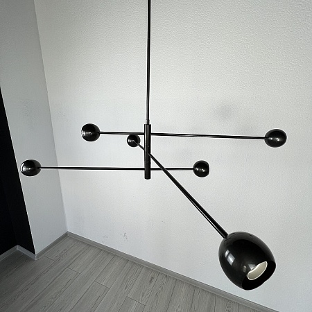 Люстра На Штанге Salme L6 A Black Imperiumloft 212778-26 - фото