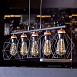 Светильник с металлическими плафонами на подвесе 1649 Galaxy - фото