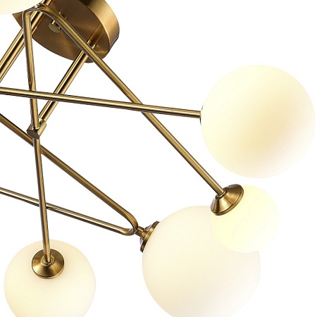 Светильник потолочный Латунь/Белый G9 LED 9*5W SLE2211-302-09 - фото