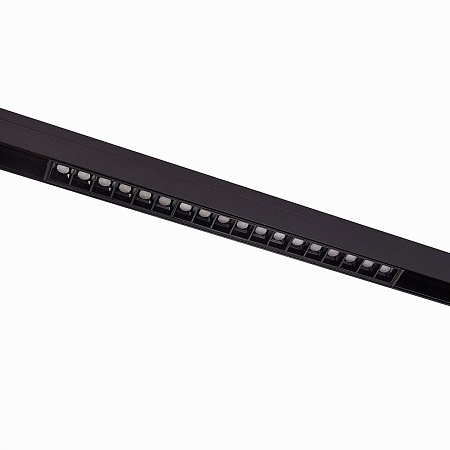 Магнитный трековый светильник Черный LED 1*18W 3000K 1 407Lm Ra>90 36° IP20 L331xW22xH4 ST361.436.18 - фото