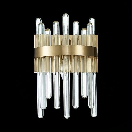 Бра ST-Luce Латунь/Латунь, Прозрачный E14 1*40W SL1167.301.01 - фото