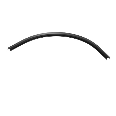 Коннектор радиусный R300 Basity, черный - фото