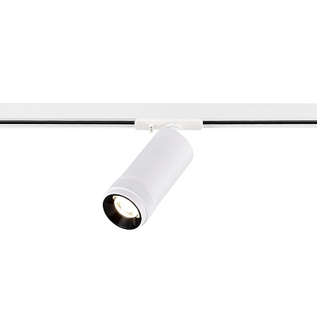 Св-к трек. Zoom Белый LED 1*20W 4000K 1 800Lm Ra 10-55° IP20 D65xH145 220V ST385.546.20 - фото