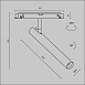 Трековый светильник Technical Focus T TR141-2-6W3K-M-BS - фото