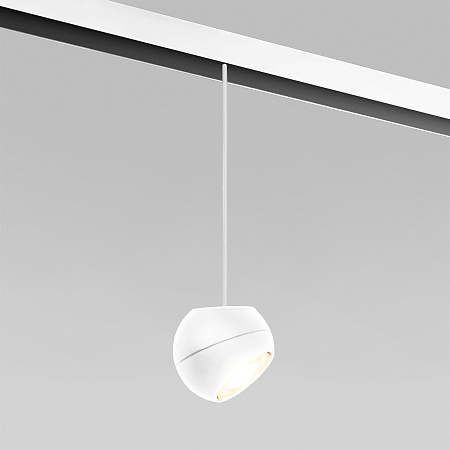 Трековый светильник 12 Вт 4200K Lars белый Slim Magnetic 85033/01 Elektrostandard - фото