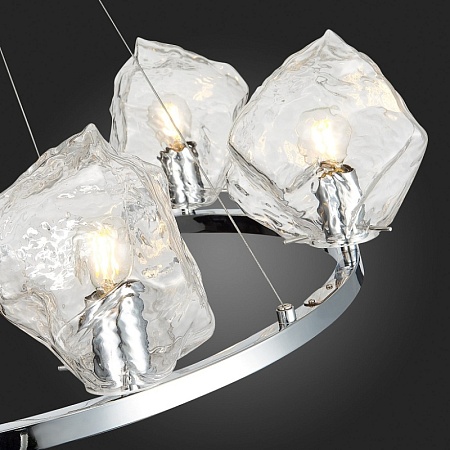Люстра подвесная ST-Luce Хром/Прозрачный E14 6*40W SL1175.103.06 - фото
