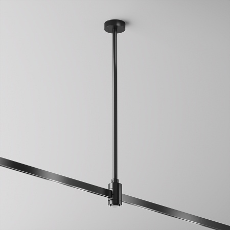 Крепление потолочное Medium 360мм с вводом питания Flarity черный - фото