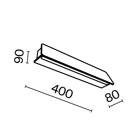 Настенный светильник (бра) Outdoor O429WL-L10GF3K - фото