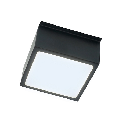 Светодиодный светильник Feron AL254 встраиваемый 12W 6500K черный Грильятто - фото