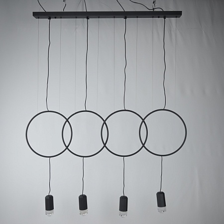 Подвесной Светильник Forvet Black L4 Imperiumloft 290496-26 - фото